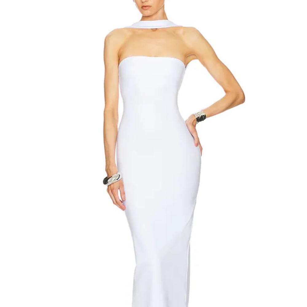Helsa The Stephanie Dress in White